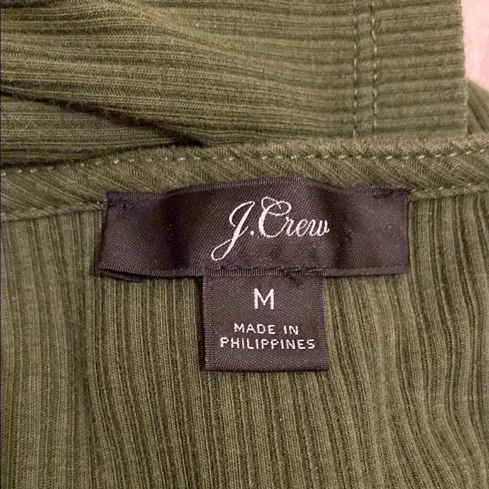 J. Crew Elegant Green Sleeveless Top. Size M. Style L9582